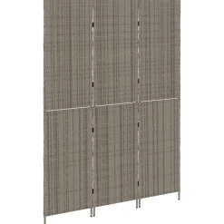 vidaXL Divisores De Ambientes-Separador de habitaciones 146 x 180 cm ratán sintético