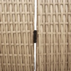vidaXL Separador de habitaciones 292 x 180 cm ratán sintético Beige Hot