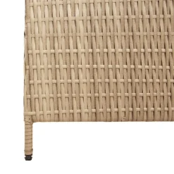 vidaXL Separador de habitaciones 292 x 180 cm ratán sintético Beige Hot