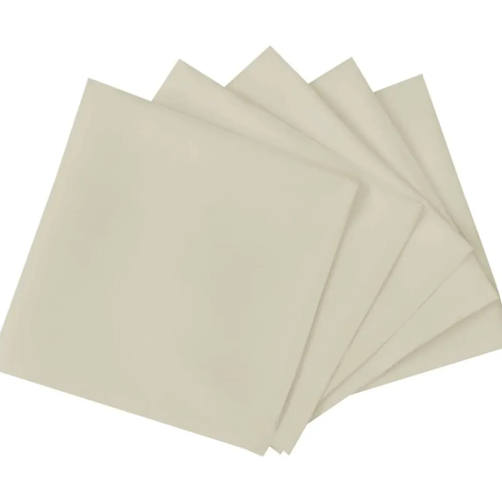 vidaXL Servilletas 10 unidades 50x50 cm Crema Outlet
