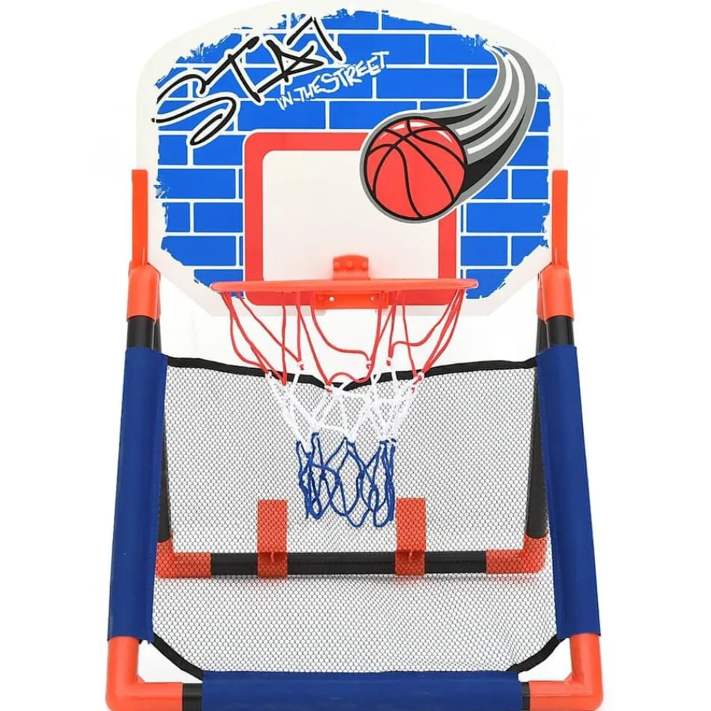vidaXL Set baloncesto infantil multifuncional suelo y pared Best