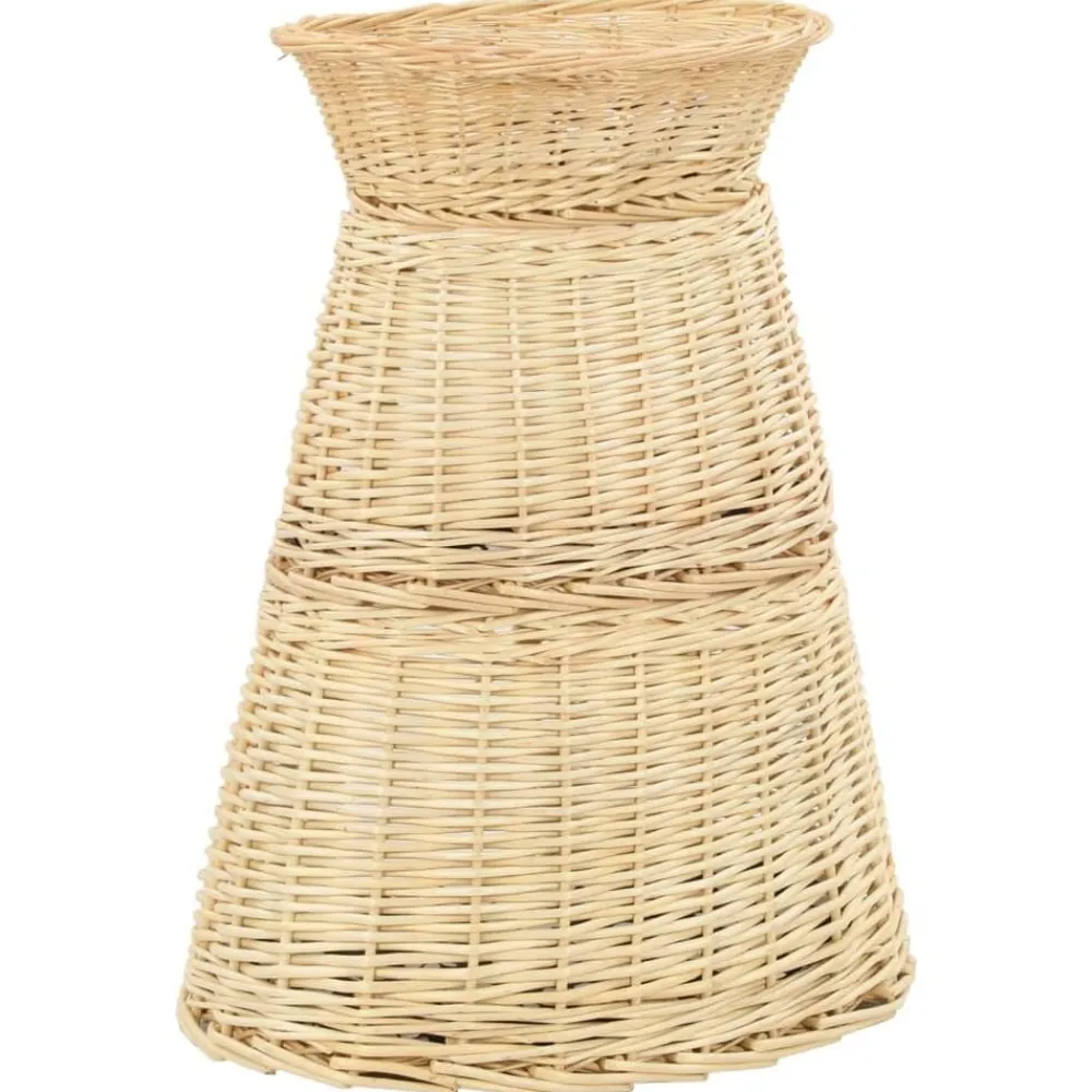 vidaXL Set cestas de gatos 3 uds. con cojines sauce 47x34x60cm Natural Clearance