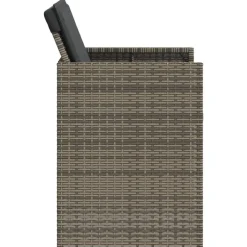 vidaXL Muebles De Jardín-Set comedor de jardín 5 piezas con cojines ratán sintético