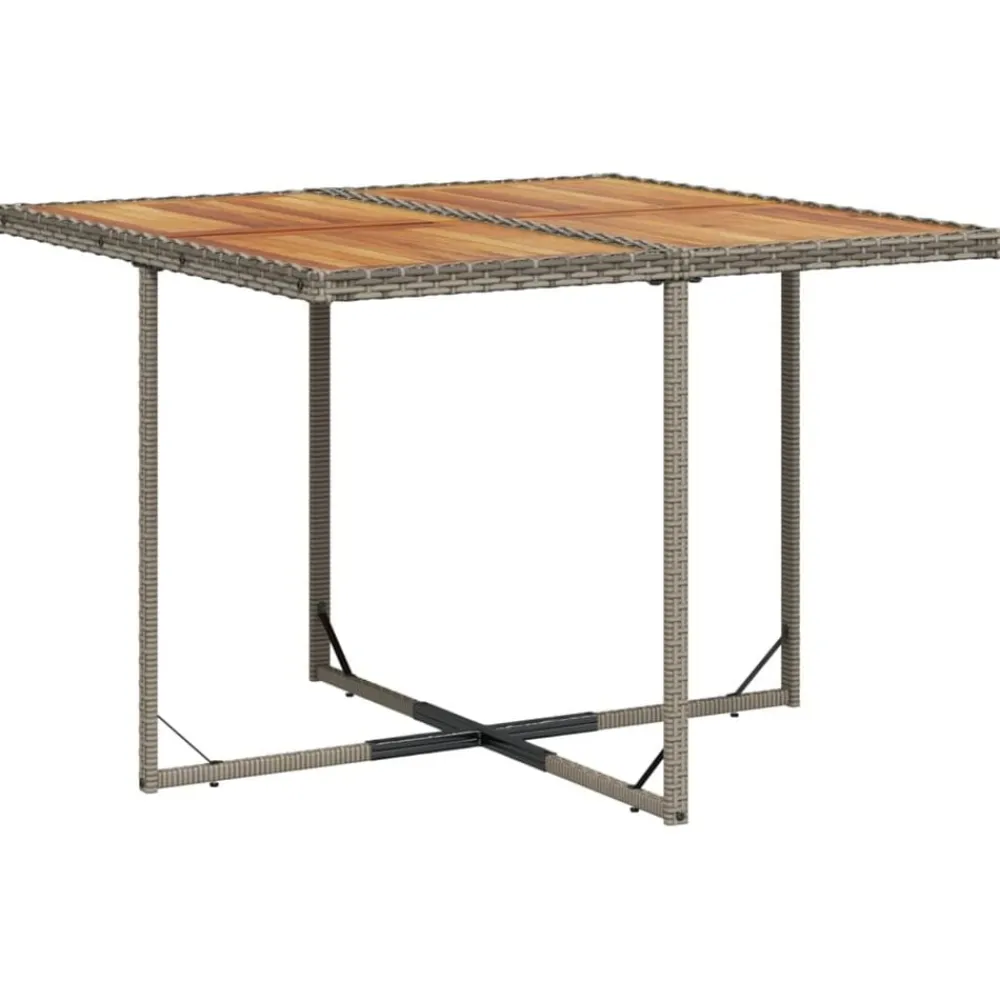 vidaXL Muebles De Jardín-Set comedor de jardín 5 piezas con cojines ratán sintético