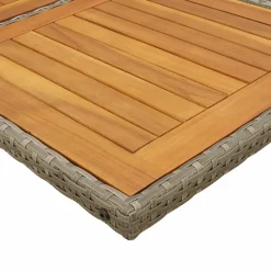 vidaXL Muebles De Jardín-Set comedor de jardín 5 piezas con cojines ratán sintético