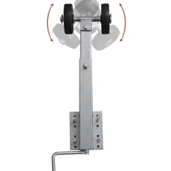 vidaXL Piezas Y Accesorios Para Vehículos-Set de 2 soportes de doble rueda de remolque de barco 59-84 cm