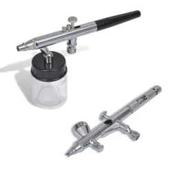 vidaXL Set de aerógrafo con 2 pistolas Best