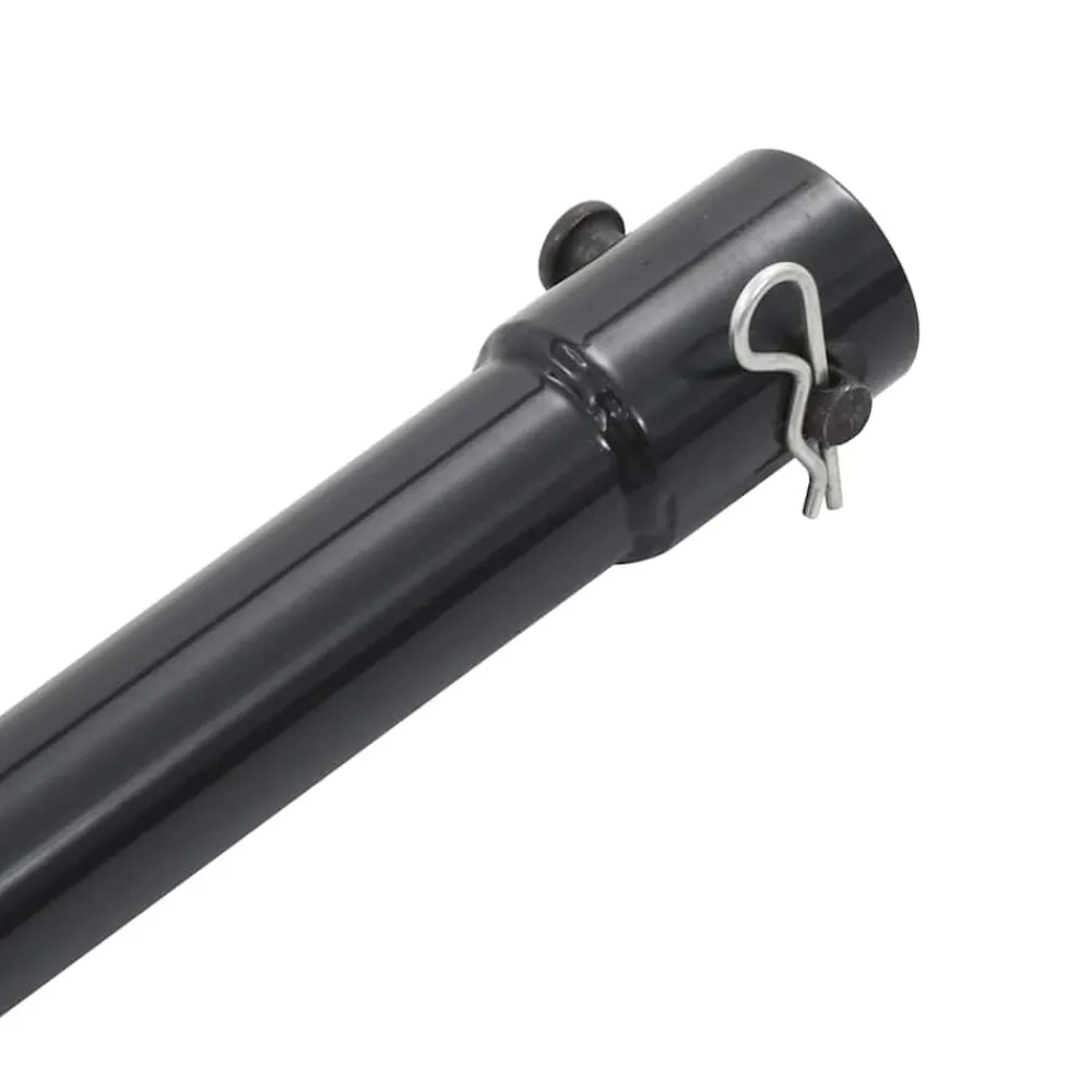 vidaXL Set de ahoyadora con barrena perforadora de suelo de acero Clearance