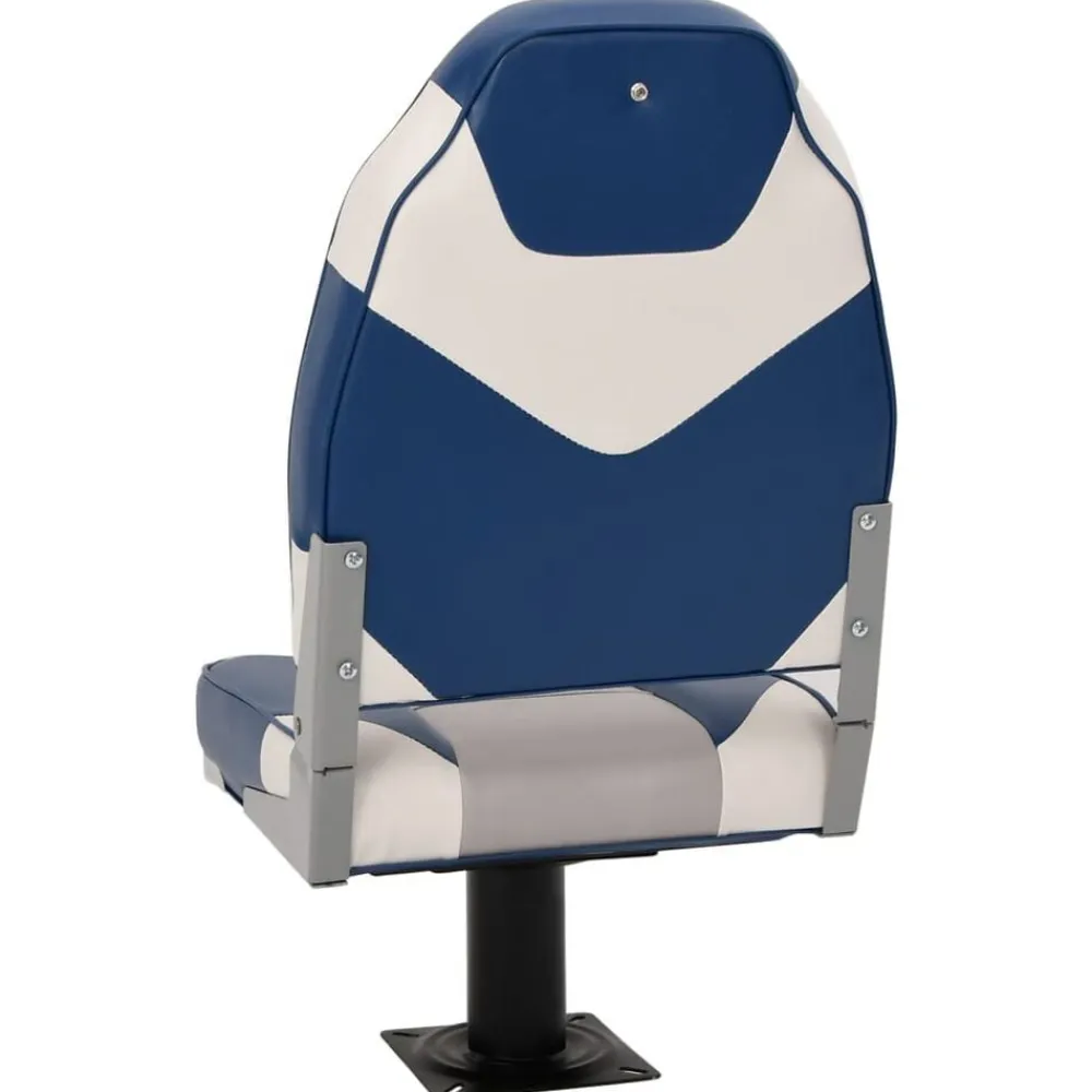 vidaXL Vehículos-Set de asientos plegables para barco 2 uds con respaldo alto