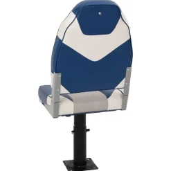 vidaXL Vehículos-Set de asientos plegables para barco 2 uds con respaldo alto