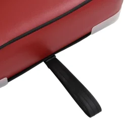 vidaXL Set de asientos plegables para barco 2 uds con respaldo alto Rojo y negro Discount