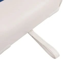 vidaXL Vehículos-Set de asientos plegables para barco 2 uds con respaldo alto