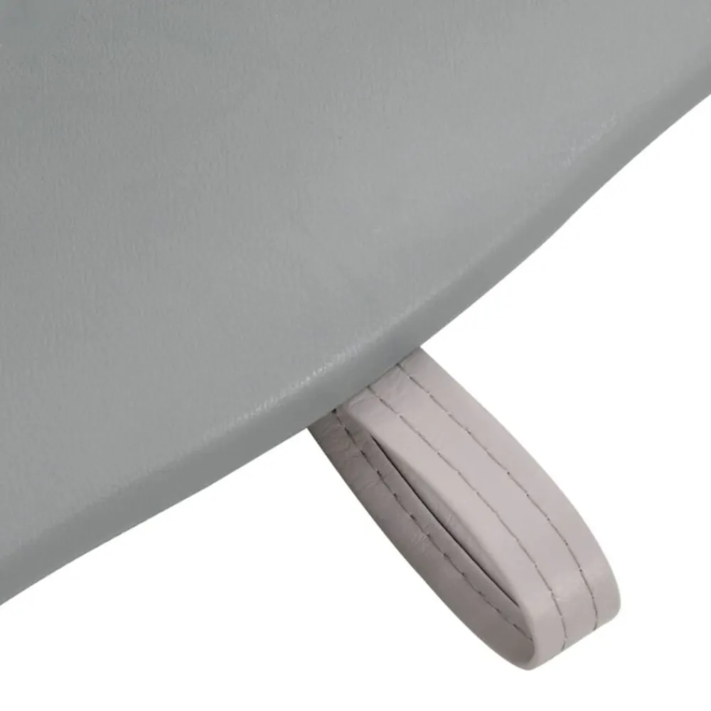 vidaXL Set de asientos plegables para barco 2 uds Gris