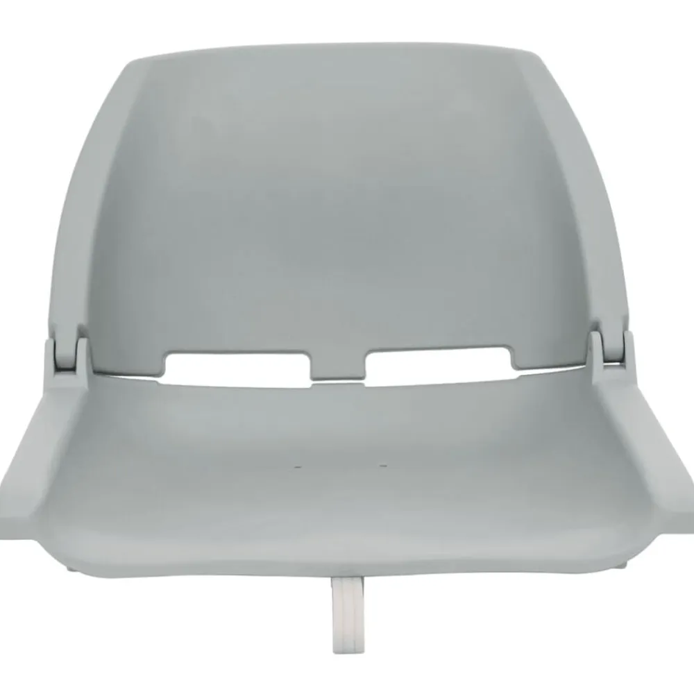 vidaXL Set de asientos plegables para barco 2 uds Gris