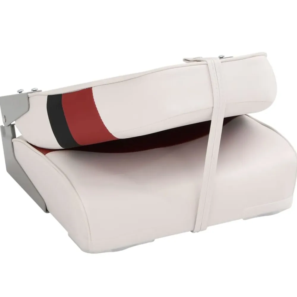 vidaXL Vehículos-Set de asientos plegables para barco 2 uds con respaldo alto