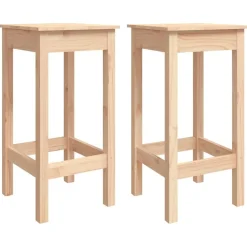 vidaXL Conjuntos De Muebles-Set de bar 3 piezas madera maciza de pino