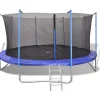 vidaXL Estructuras Para Juegos Al Aire Libre-Set de cama elástica de 5 piezas 4,57 m