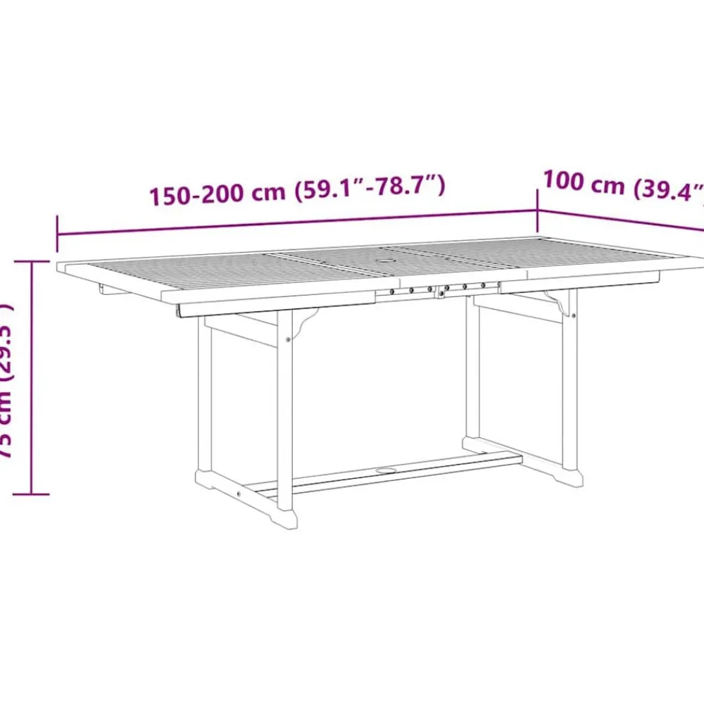 vidaXL Muebles De Jardín-Set de comedor de jardín 7 pzas tela madera maciza azul blanco