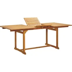 vidaXL Muebles De Jardín-Set de comedor de jardín 7 pzas tela madera maciza azul blanco