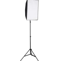 vidaXL Cámaras Y Objetivos-Set de estudio fotográfico con telón de fondo e iluminación softbox