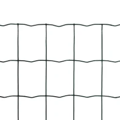 vidaXL Set de euro valla acero 10x0,8 m Verde Best