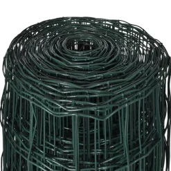 vidaXL Set de euro valla acero 10x0,8 m Verde Best