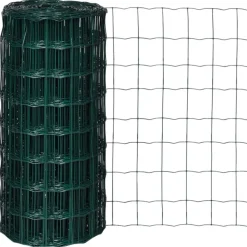 vidaXL Set de euro valla acero 10x0,8 m Verde Best