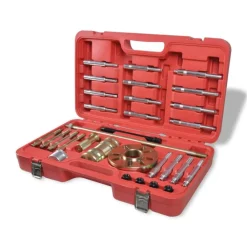 vidaXL Equipo & Herramientas De Taller-Set de extractores de cubos de rueda 30 piezas