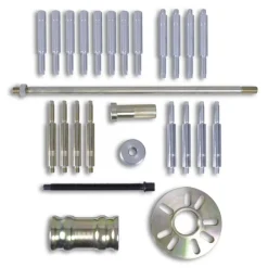 vidaXL Equipo & Herramientas De Taller-Set de extractores de cubos de rueda 30 piezas