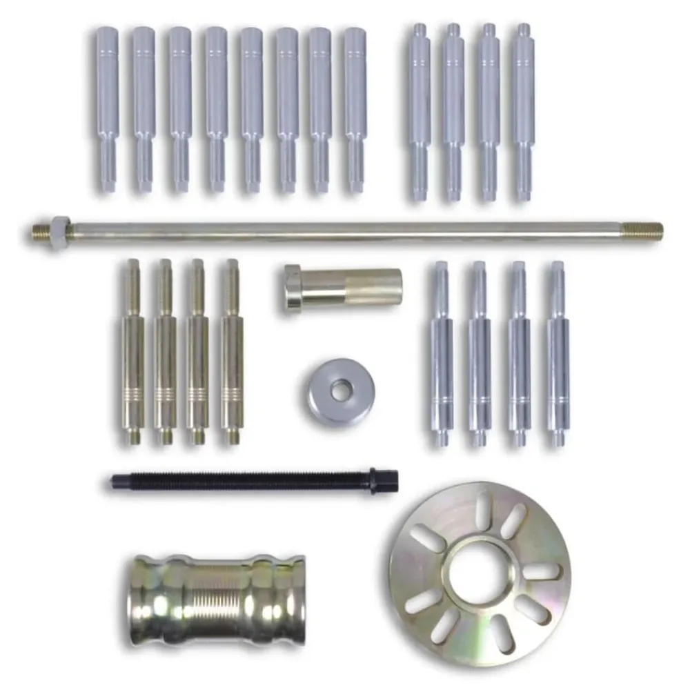 vidaXL Equipo & Herramientas De Taller-Set de extractores de cubos de rueda 30 piezas