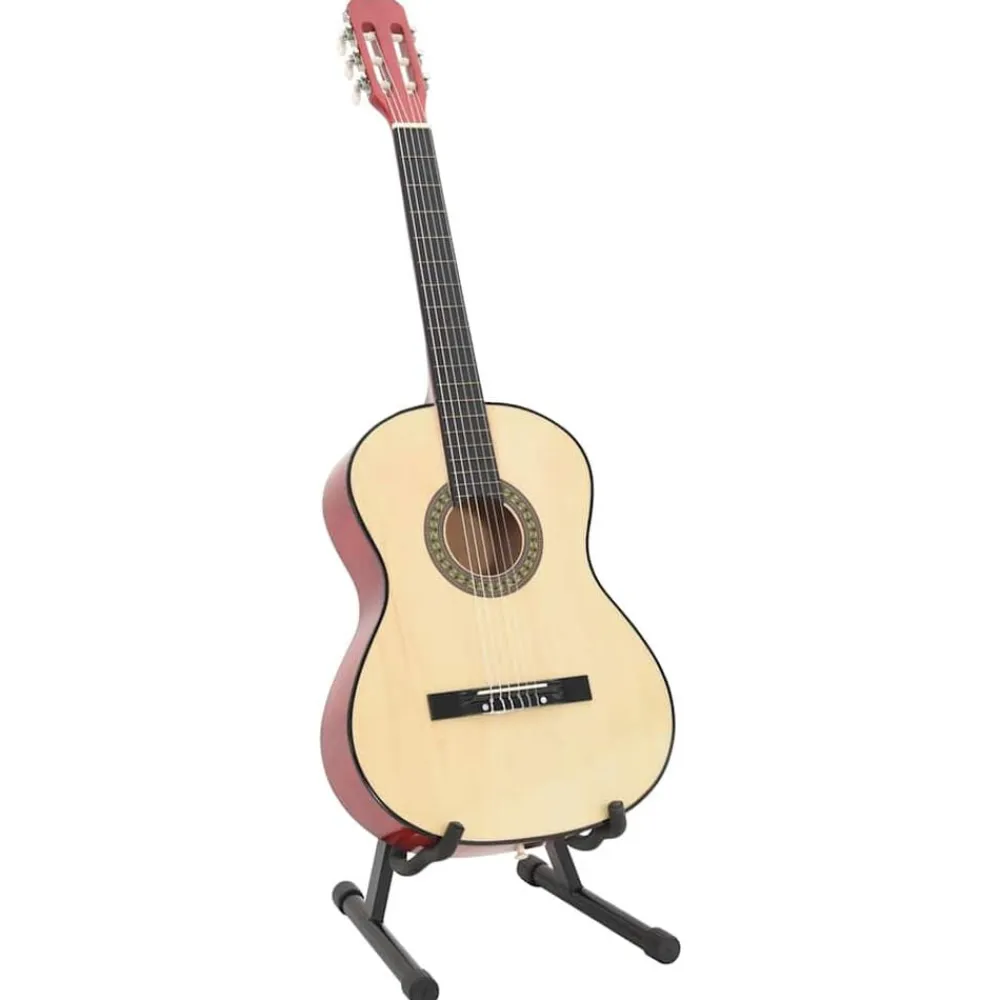 vidaXL Arte Y Ocio-Set de guitarra clásica para principiantes 12 piezas 4/4 39"