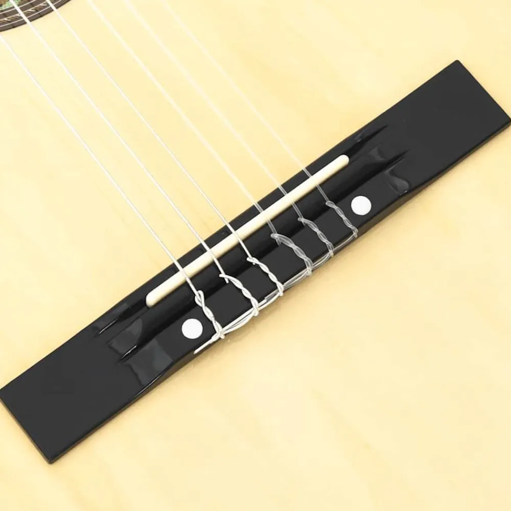 vidaXL Arte Y Ocio-Set de guitarra clásica para principiantes 12 piezas 4/4 39"