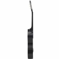vidaXL Set de guitarra clásica occidental 12 pzas 6 cuerdas negra 38