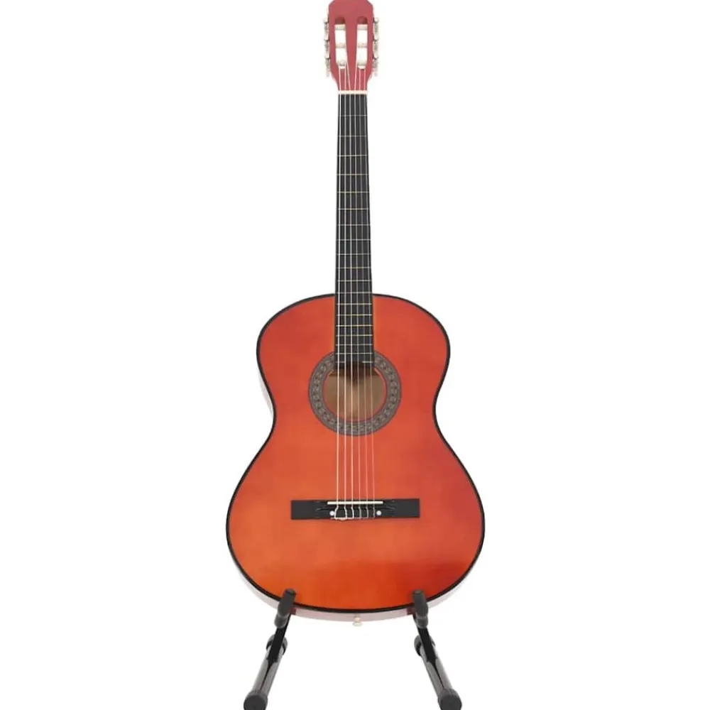 vidaXL Arte Y Ocio-Set de guitarra clásica para principiantes 12 piezas 4/4 39"
