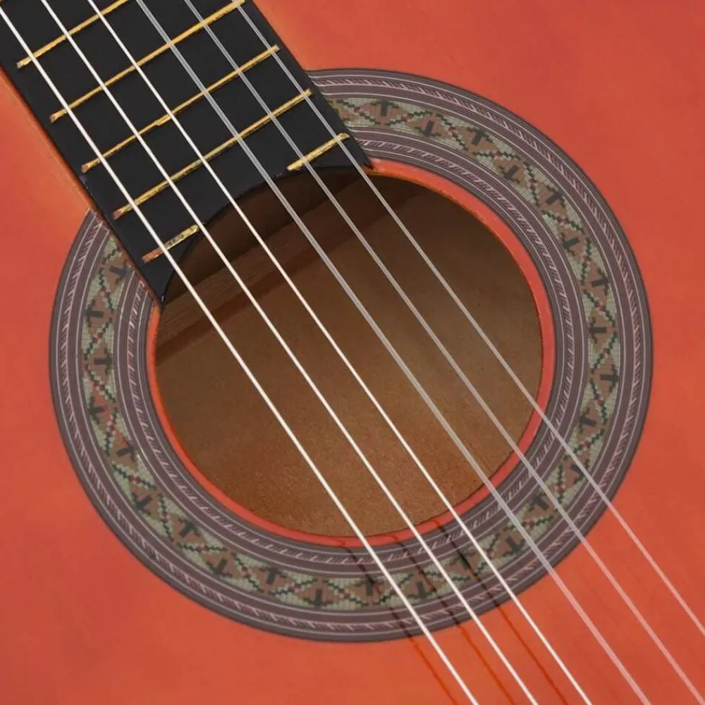 vidaXL Arte Y Ocio-Set de guitarra clásica para principiantes 12 piezas 4/4 39"