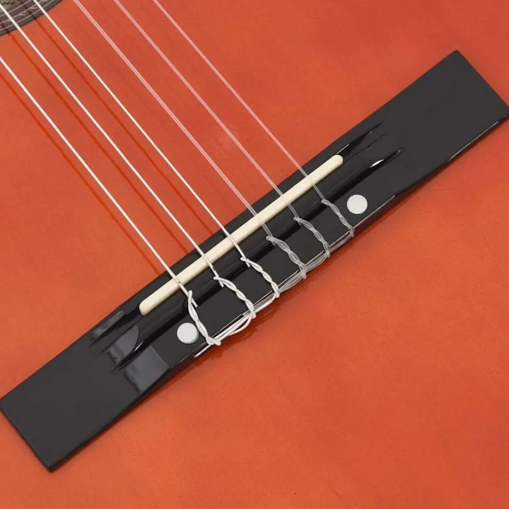 vidaXL Arte Y Ocio-Set de guitarra clásica para principiantes 12 piezas 4/4 39"