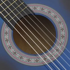 vidaXL Arte Y Ocio-Set de guitarra clásica occidental 12 pzas 6 cuerdas 38
