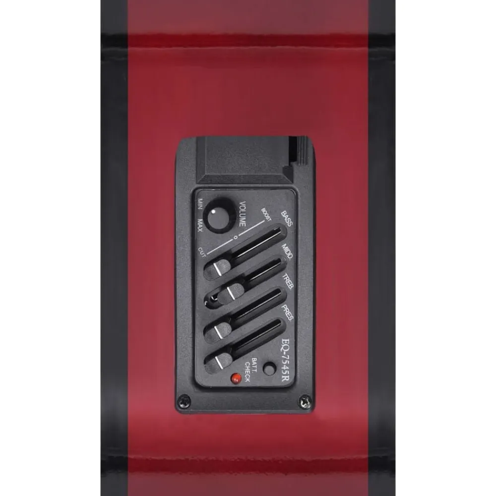 vidaXL Arte Y Ocio-Set de guitarra occidental 12 piezas con ecualizador 6 cuerdas