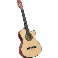 vidaXL Arte Y Ocio-Set de guitarra occidental 12 piezas con ecualizador 6 cuerdas