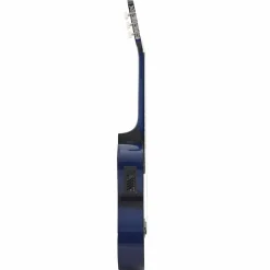vidaXL Set de guitarra occidental 12 pzas ecualizador y 6 cuerdas Azul Outlet