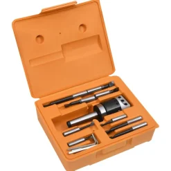 vidaXL Herramientas-Set de herramientas perforación 15 pzas cabezal 50mm MT3-F1-12