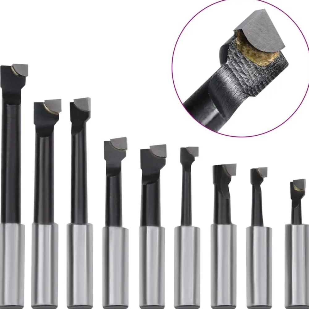 vidaXL Herramientas-Set de herramientas perforación 15 pzas cabezal 50mm MT3-F1-12