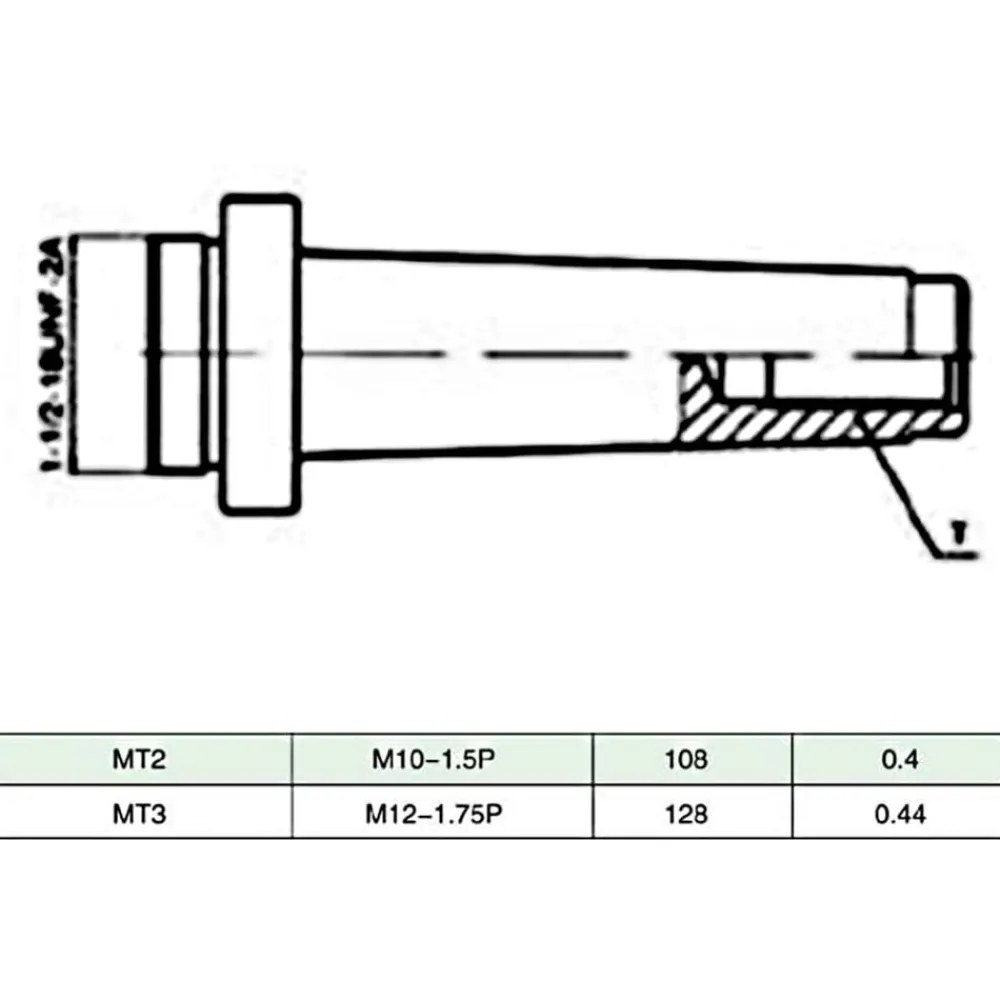 vidaXL Herramientas-Set de herramientas perforación 15 pzas cabezal 50mm MT3-F1-12