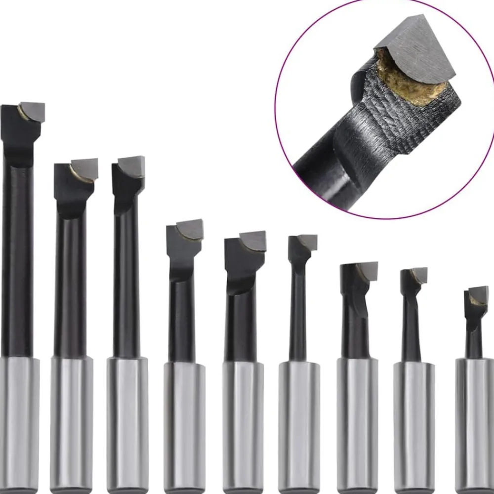 vidaXL Herramientas-Set de herramientas perforación 15 pzas cabezal 50mm MT2-F1-12