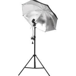 vidaXL Set de iluminación de estudio con trípodes y sombrillas Discount