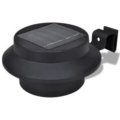 vidaXL Iluminación-Set de lámparas solares de exterior para valla 6 piezas