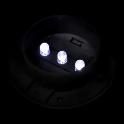 vidaXL Iluminación-Set de lámparas solares de exterior para valla 6 piezas
