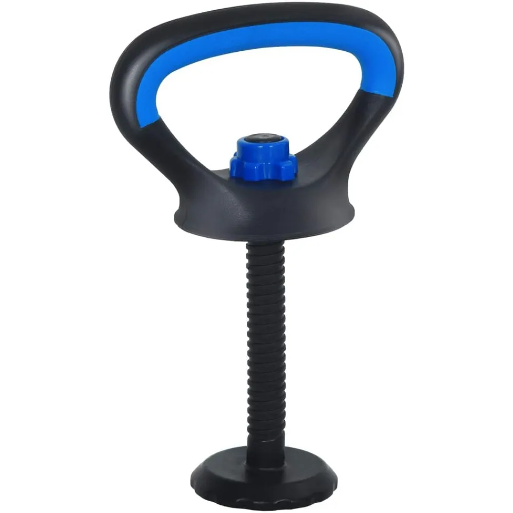 vidaXL Set de Mancuernas, Barra y Kettlebell 4 en 1 20kg 20kg Negro y azul Sale