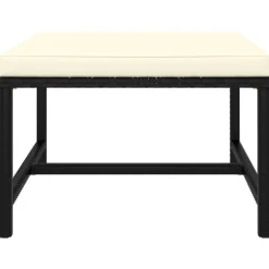 vidaXL Muebles De Jardín-Set de muebles de jardín 6 pzas y cojines ratán sintético
