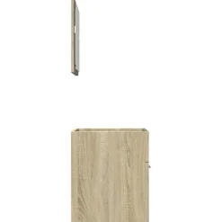 vidaXL Conjuntos De Muebles-Set de muebles de baño 2 pzas madera contrachapada